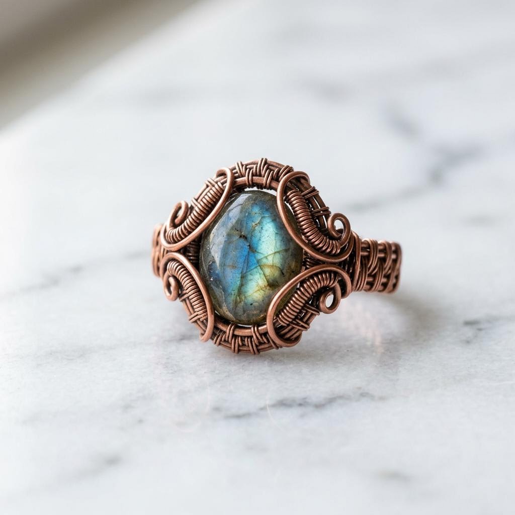 Кольцо wire wrap